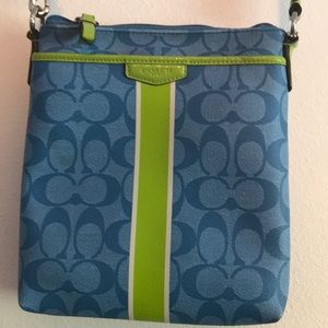 Coach adjustable strap purse